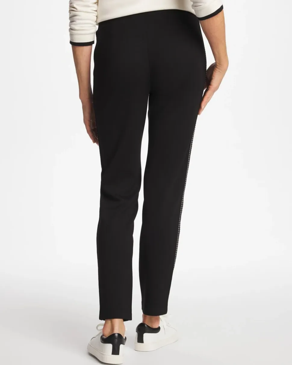 Zenergy® Double-Knit Pick Stitch Ankle Pants