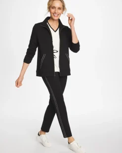 Zenergy® Double-Knit Pick Stitch Jacket