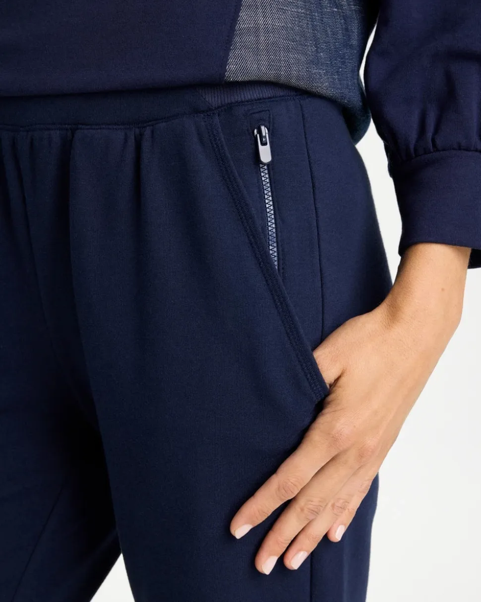 Zenergy® French Terry Pull-On Ankle Pants