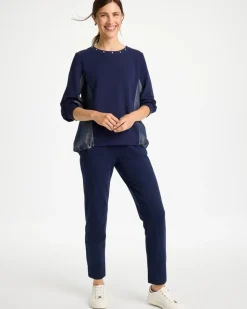 Zenergy® French Terry Pull-On Ankle Pants