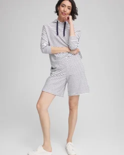 Zenergy® French Terry Striped Shorts