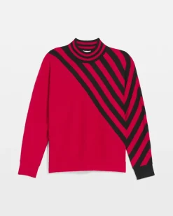 Zenergy® Luxe Cashmere Blend Striped Sweater