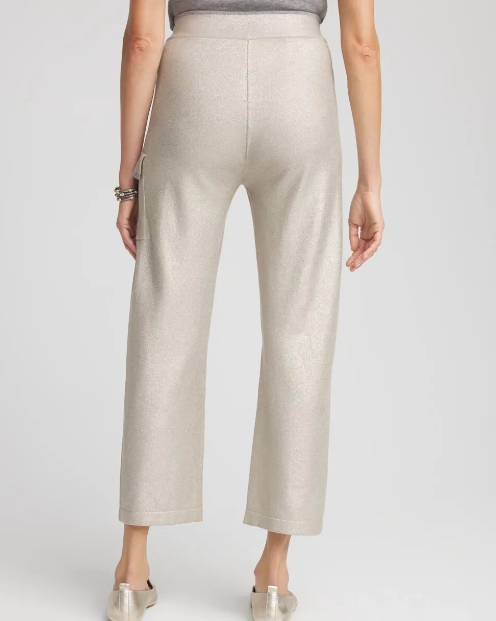 Zenergy® Luxe Foil Cashmere Blend Cargo Pants