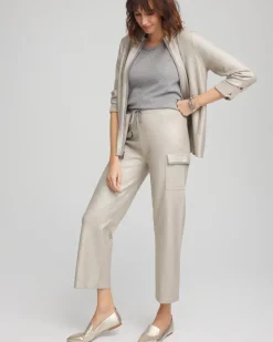 Zenergy® Luxe Foil Cashmere Blend Cargo Pants