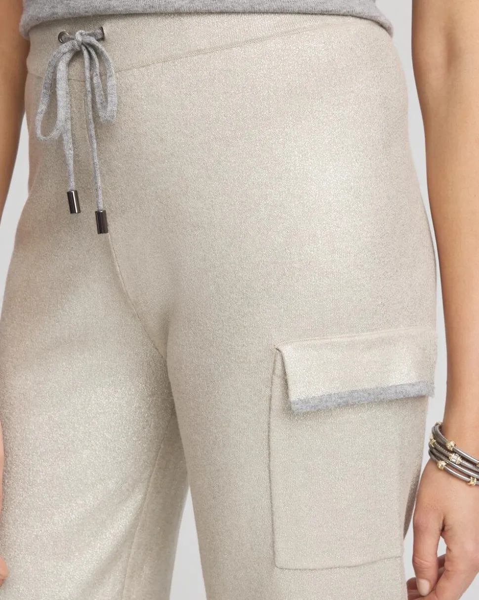 Zenergy® Luxe Foil Cashmere Blend Cargo Pants