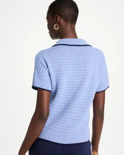 Zenergy® Luxe Pointelle Sweater