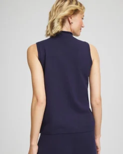 Zenergy® Luxe Sleeveless Mockneck