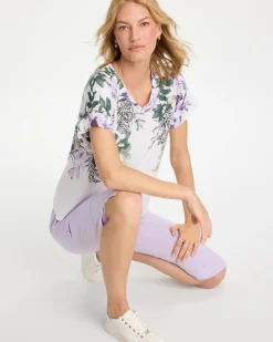 Zenergy® Placed Print Drop Shoulder Tee