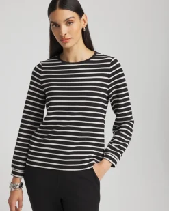 Zenergy® Scuba Striped Top