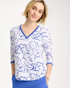 Zenergy® Slub Knit Mesh Trim Tee