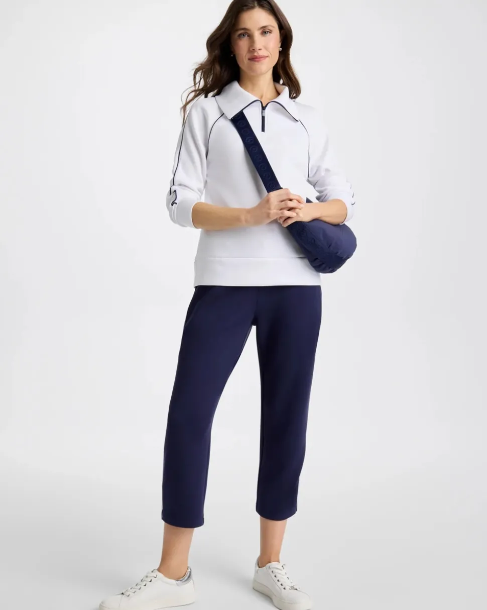 Zenergy® Soft Pique Half-Zip Pullover Top