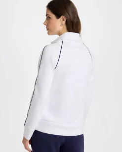 Zenergy® Soft Pique Half-Zip Pullover Top