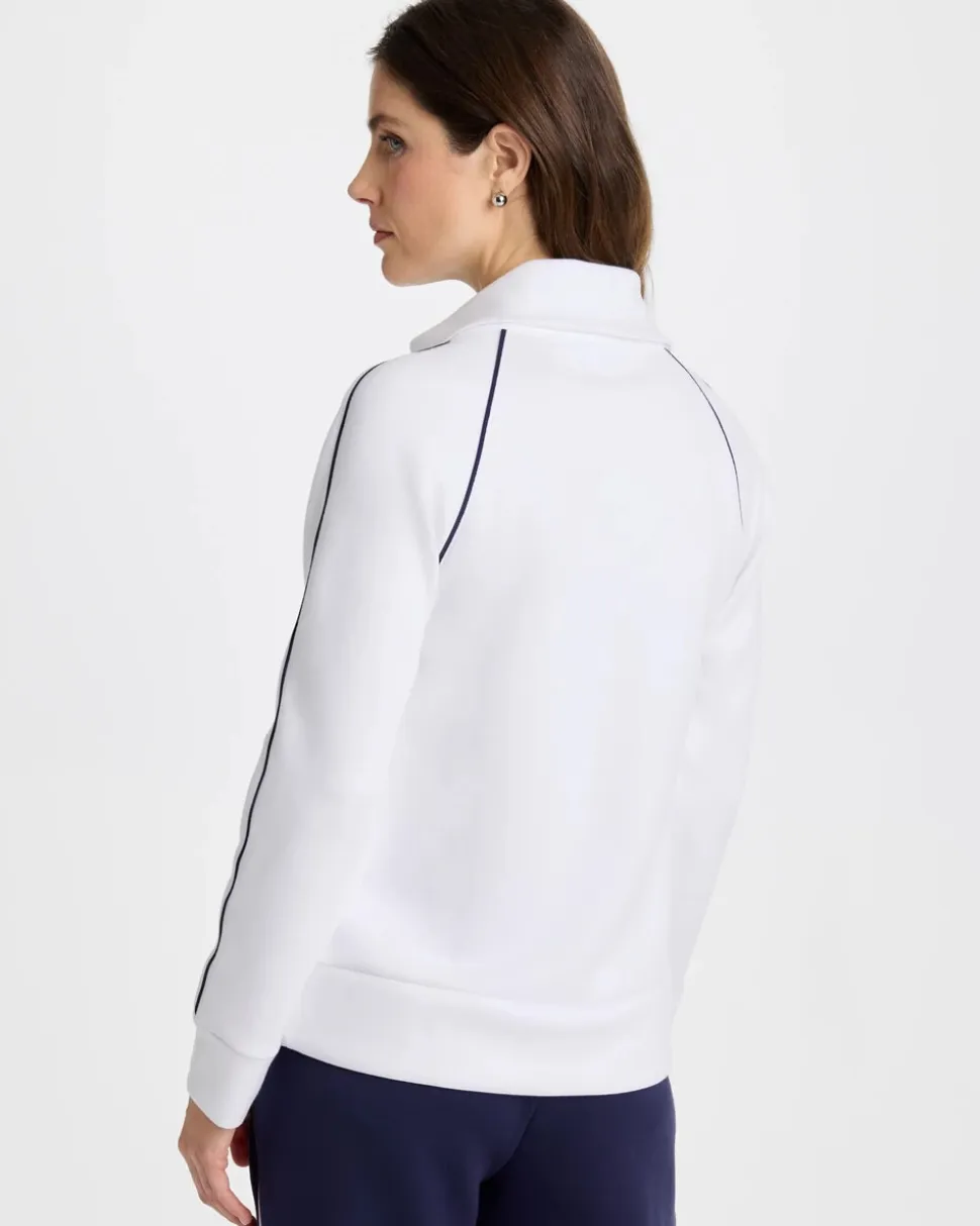 Zenergy® Soft Pique Half-Zip Pullover Top
