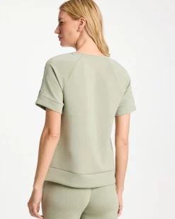 Zenergy® Soft Short-Sleeve Grommet Top