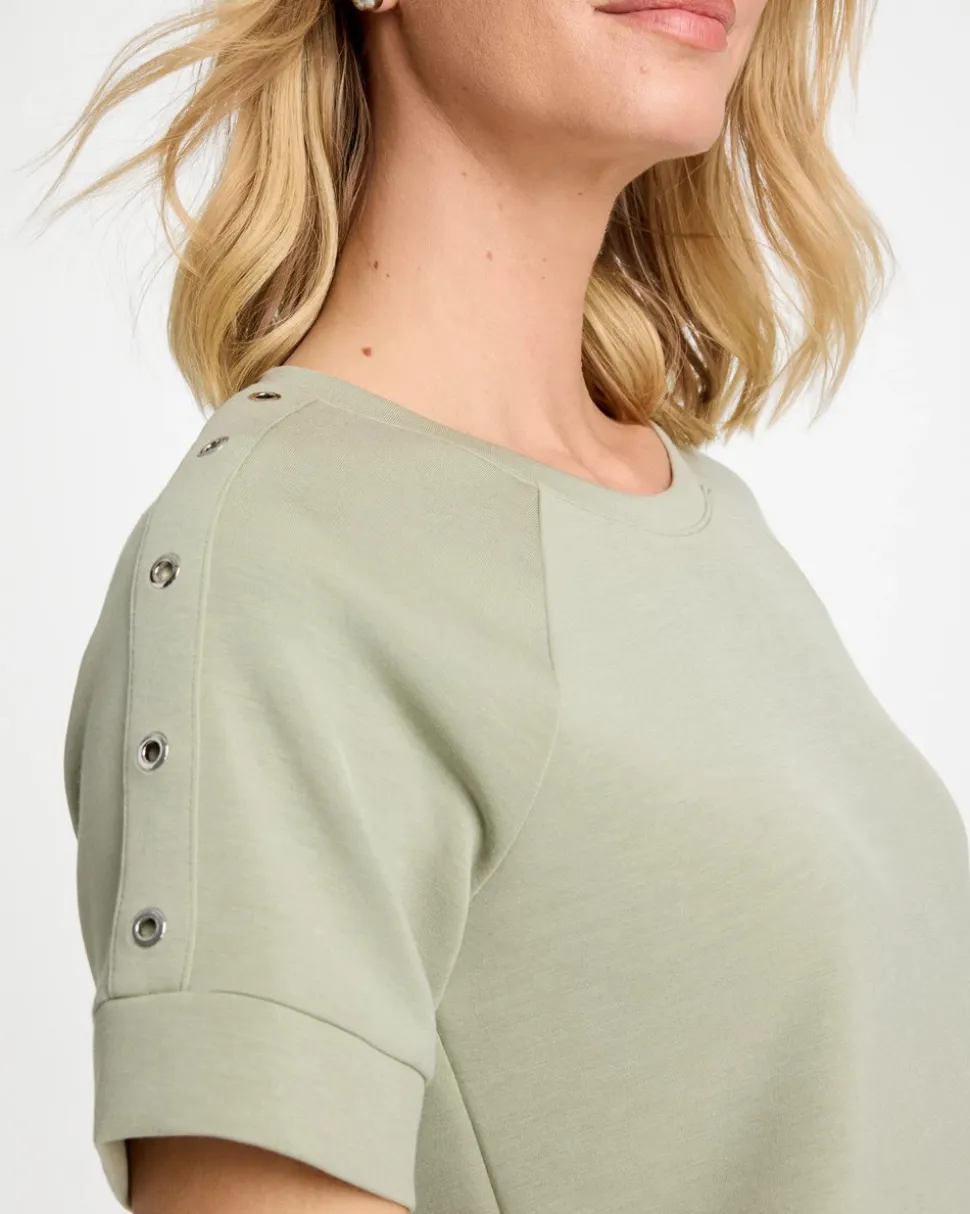 Zenergy® Soft Short-Sleeve Grommet Top