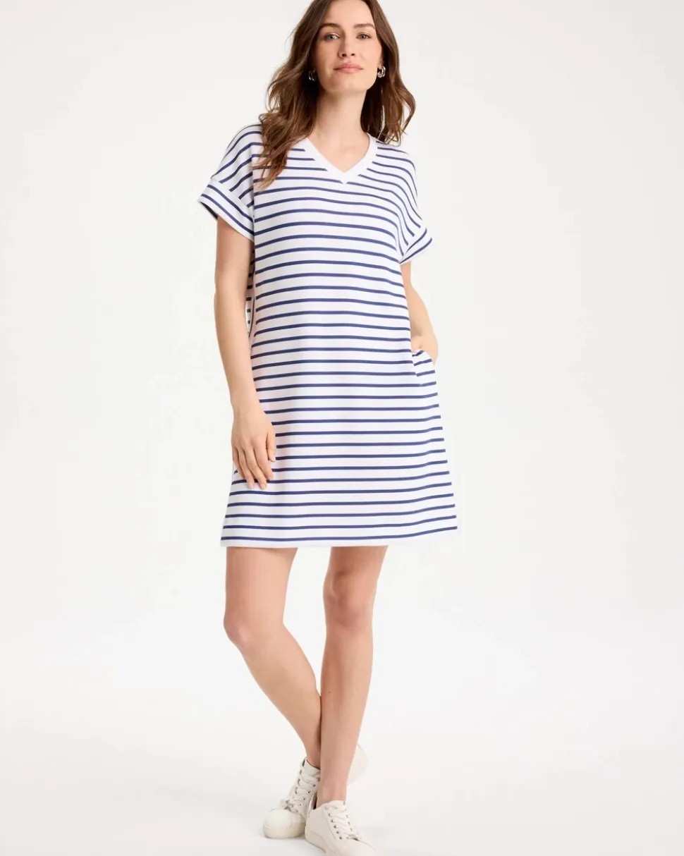 Zenergy® Soft Striped Contrast Dress