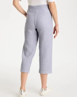 Zenergy® Striped Gauze Cropped Pants