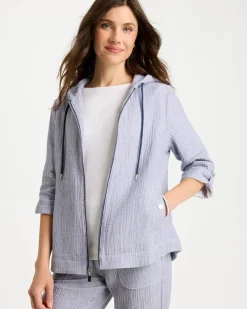 Zenergy® Striped Gauze Jacket