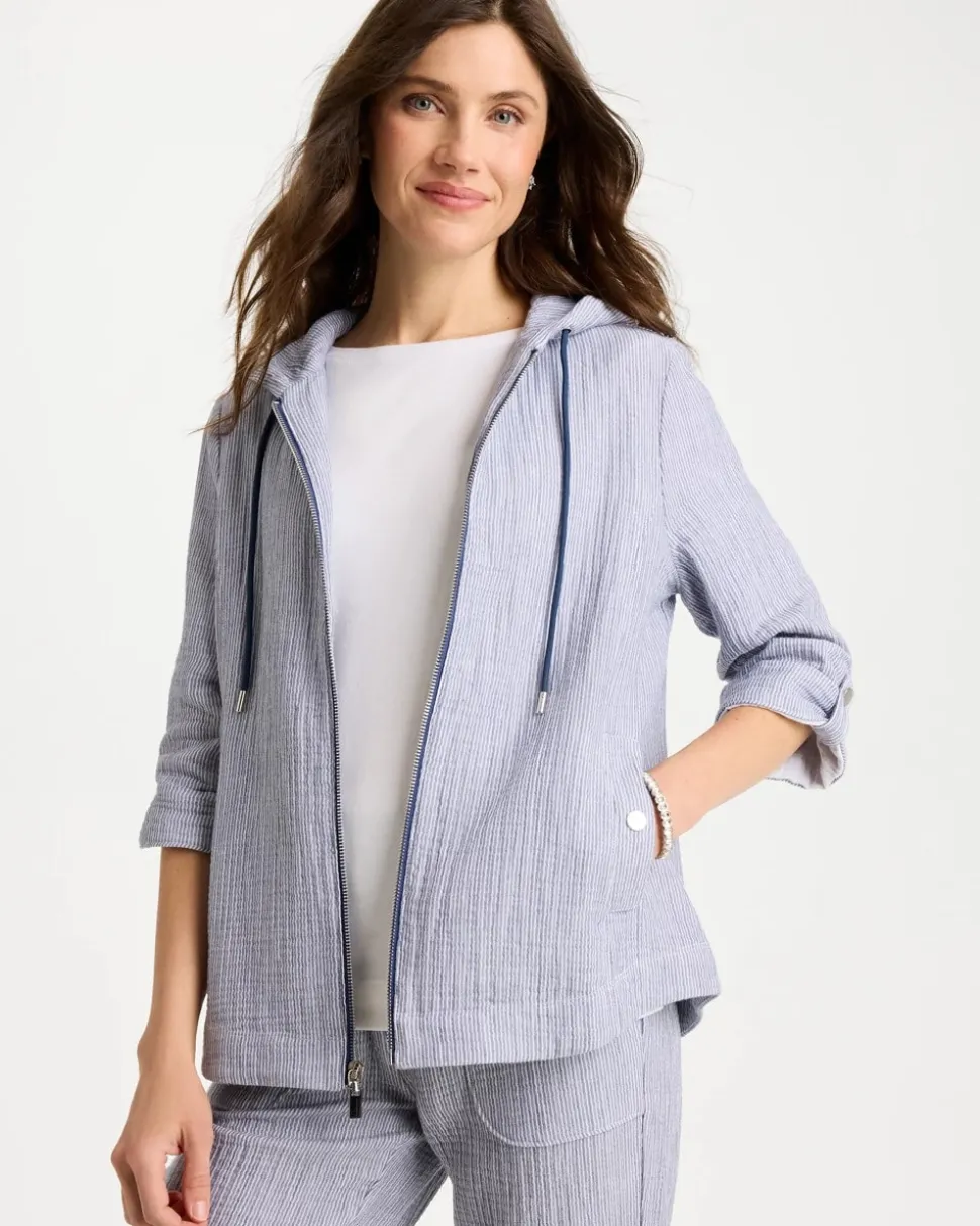 Zenergy® Striped Gauze Jacket