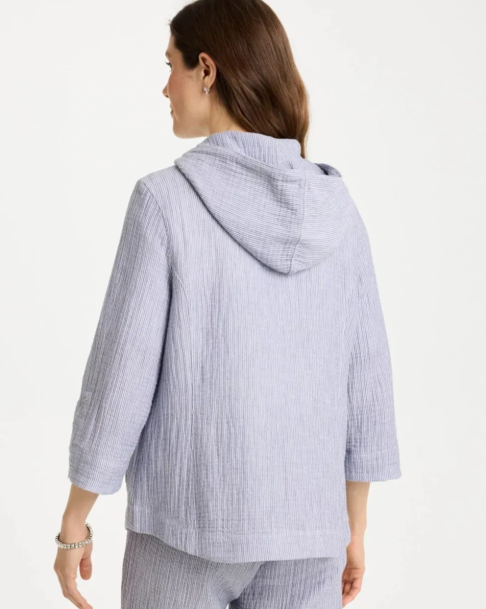 Zenergy® Striped Gauze Jacket