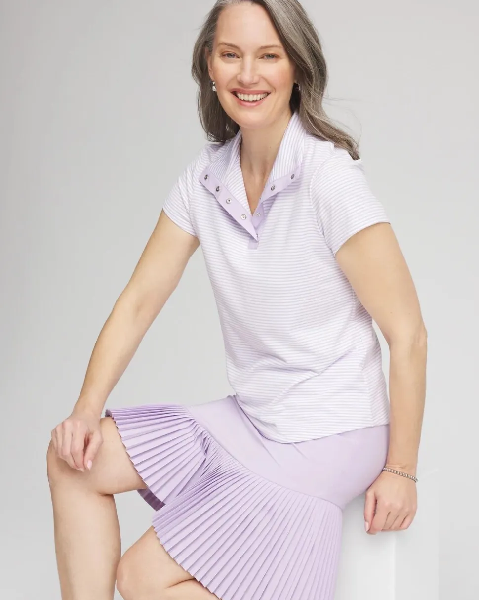 Zenergy® Striped UPF Short-Sleeve Top