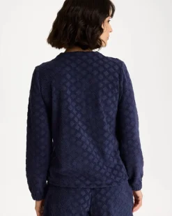 Zenergy® Terry Cloth Jacquard Top
