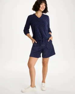 Zenergy® Terry Cloth Jacquard Shorts