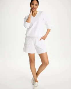 Zenergy® Terry Cloth Jacquard Shorts