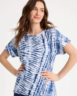 Zenergy® Tie-Dye Drop Shoulder Tee