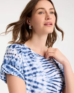 Zenergy® Tie-Dye Drop Shoulder Tee