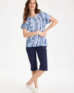 Zenergy® Tie-Dye Drop Shoulder Tee