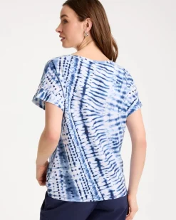 Zenergy® Tie-Dye Drop Shoulder Tee