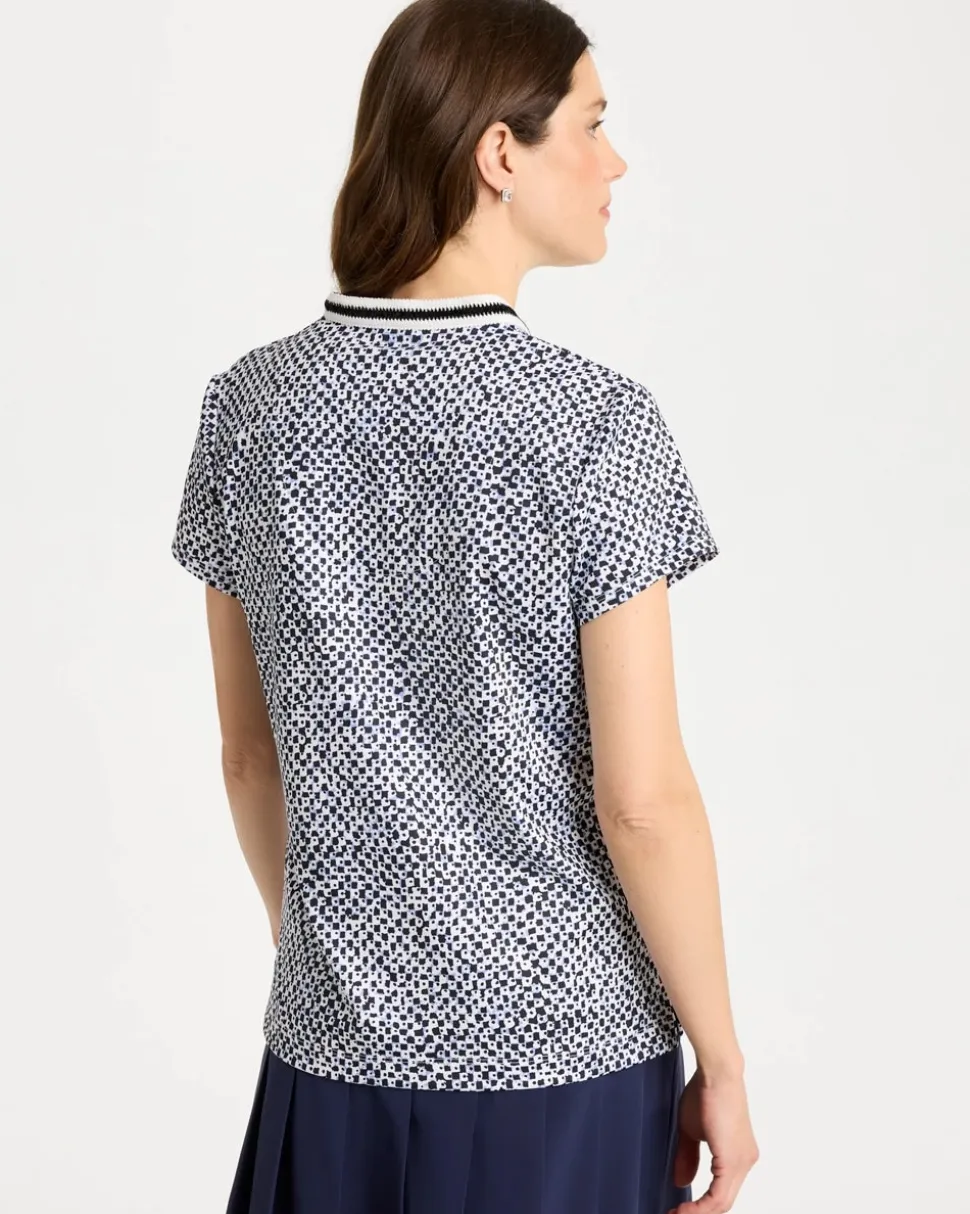 Zenergy® UPF Crochet Trim Polo