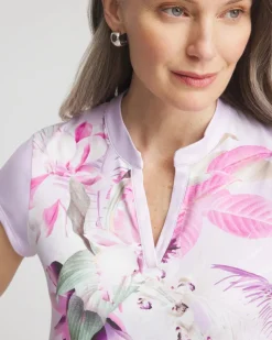 Zenergy® UPF Floral Polo