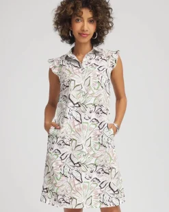 Zenergy® UPF Floral Polo Dress