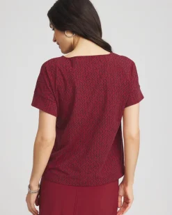 Zenergy® UPF Geo-Print Dolman Top