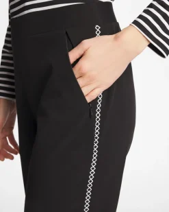 Zenergy® UPF Lattice-Trim Ankle Pants