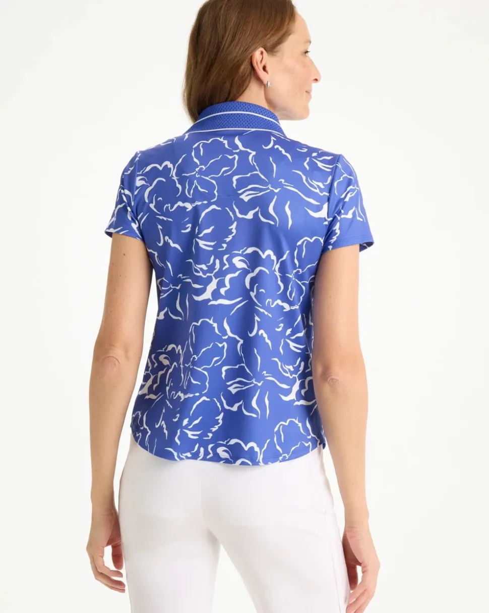 Zenergy® UPF Mesh Collar Polo Top