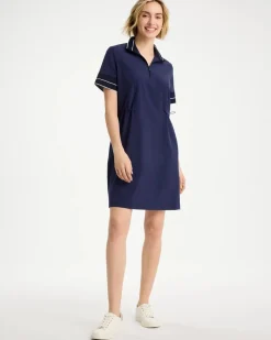 Zenergy® UPF Mesh Trim Dress