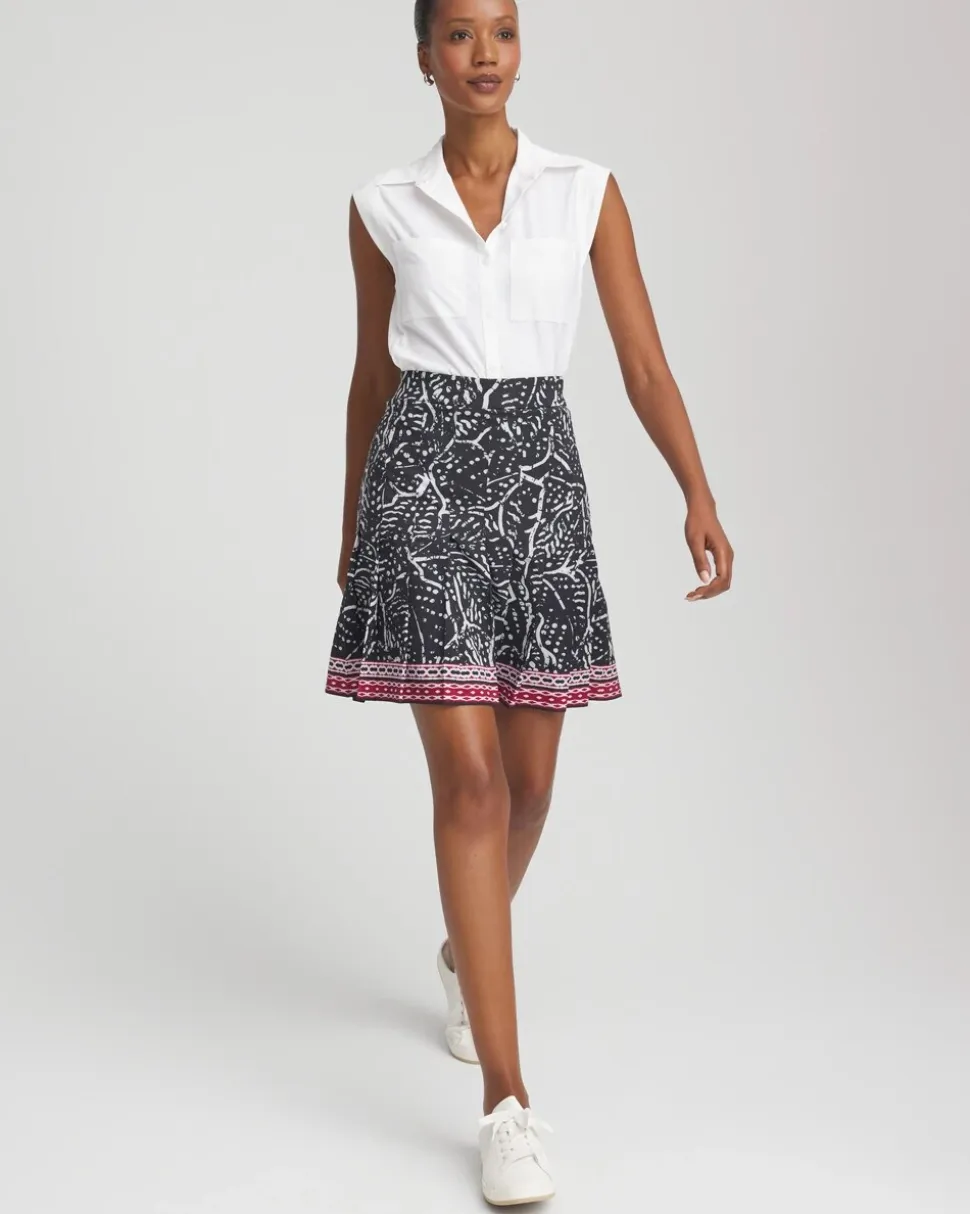 Zenergy® UPF Pleated Floral Skort