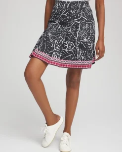Zenergy® UPF Pleated Floral Skort