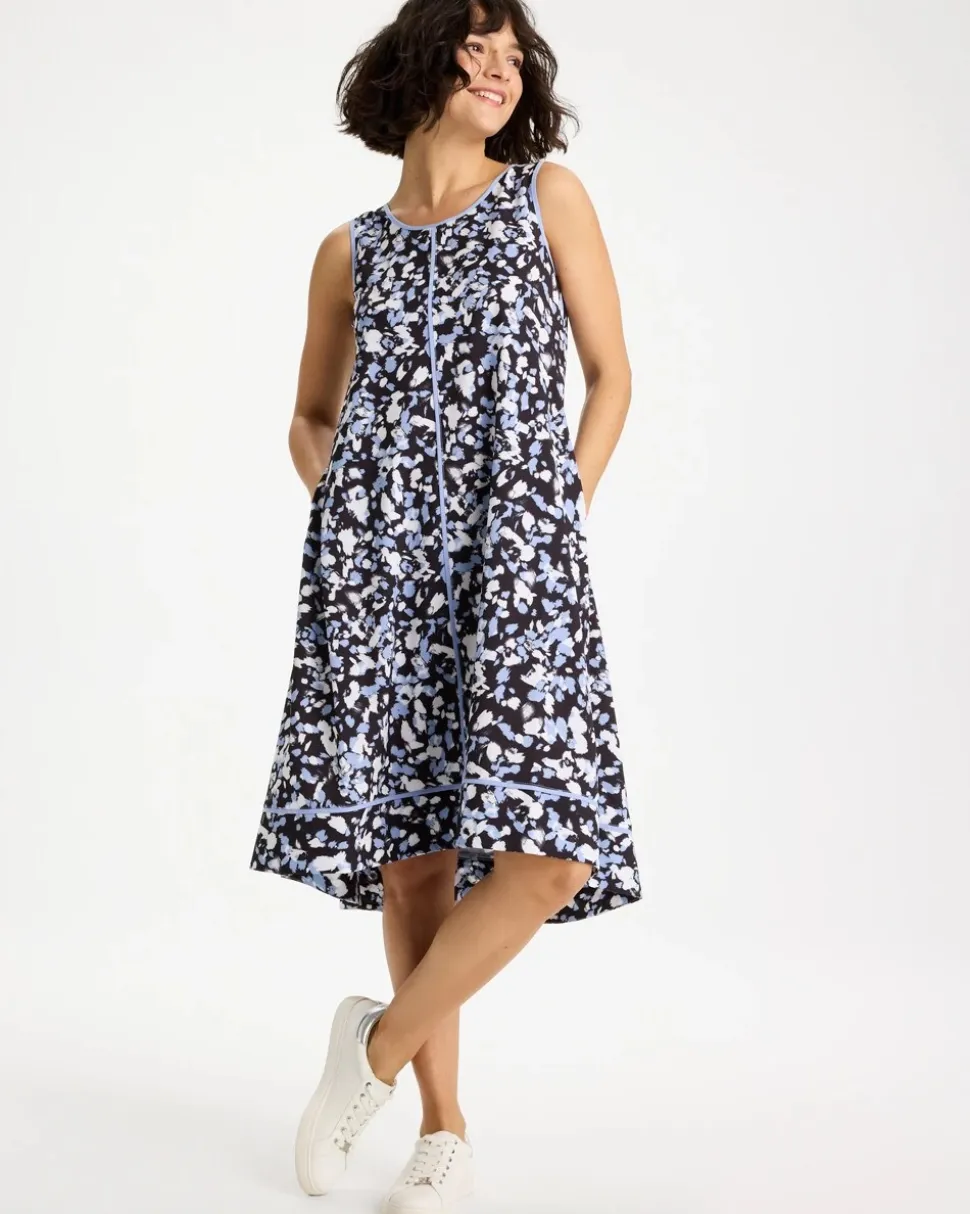 Zenergy® UPF Posh Dots Midi Dress