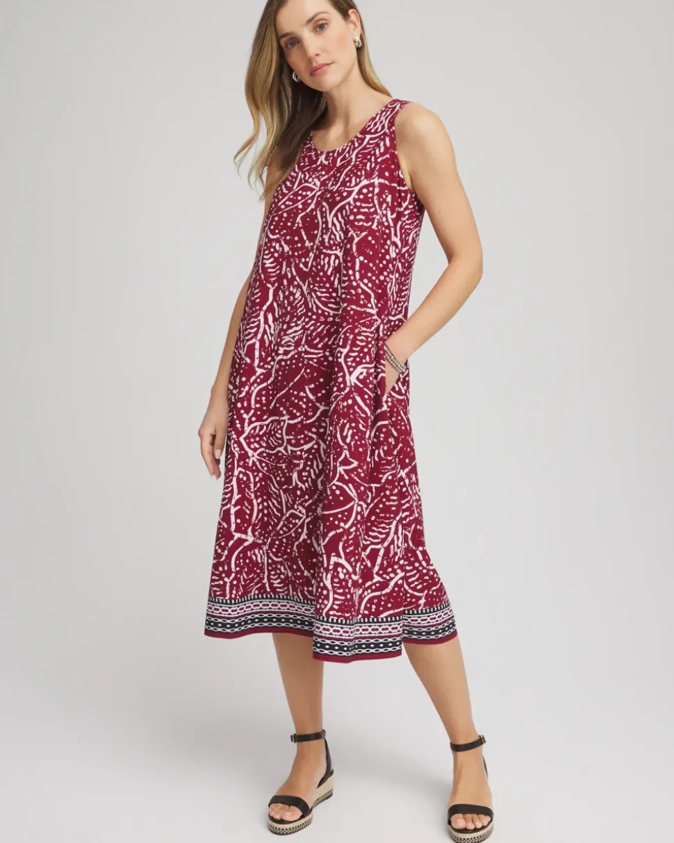 Zenergy® UPF Printed Midi Sports Dress