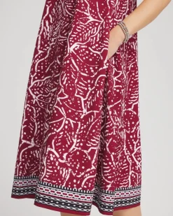 Zenergy® UPF Printed Midi Sports Dress