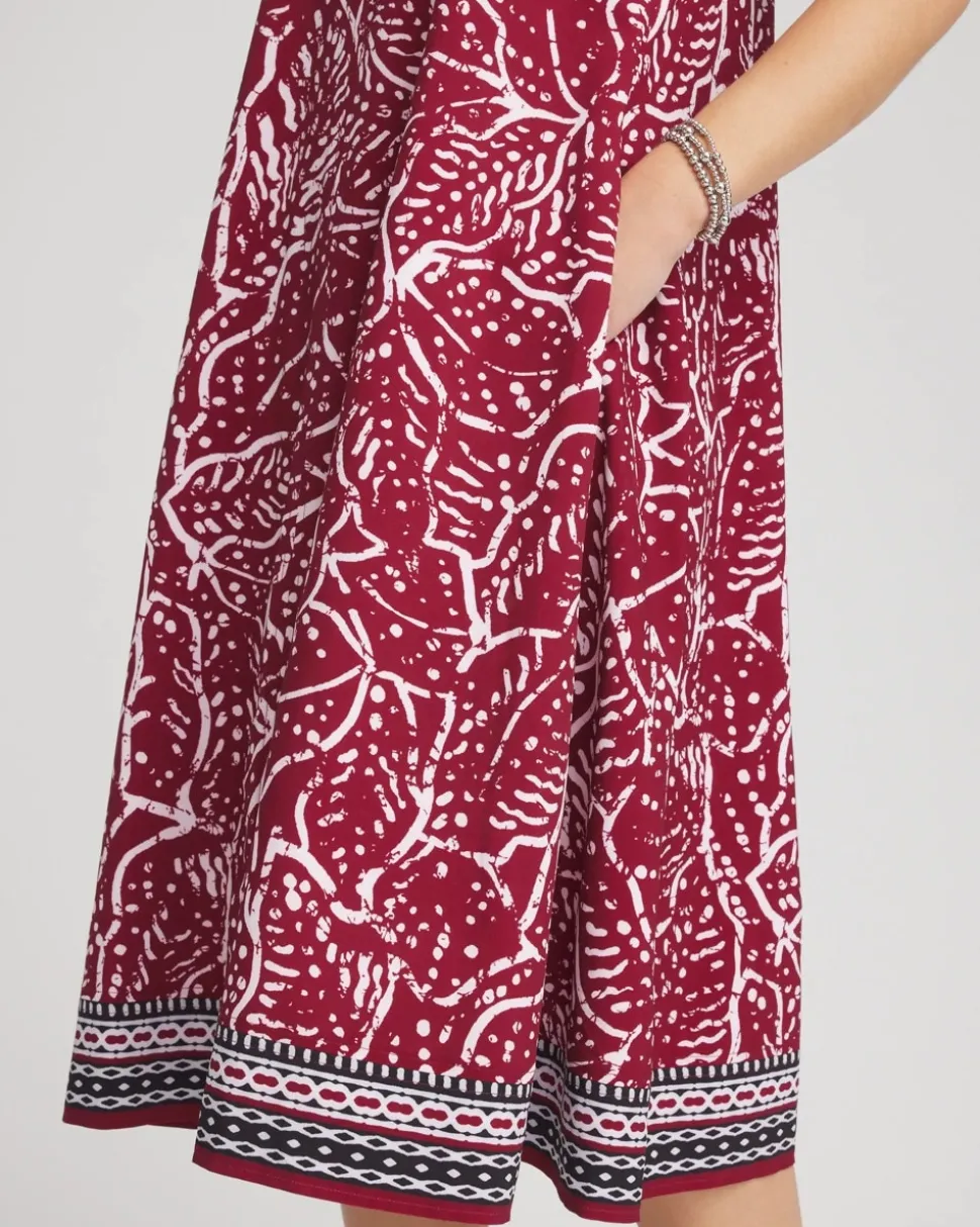 Zenergy® UPF Printed Midi Sports Dress