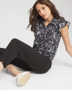 Zenergy® UPF Printed Polo Top