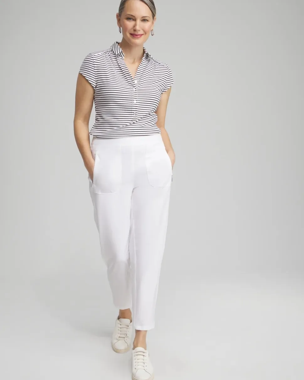 Zenergy® UPF Ribbed Side Ankle Pants