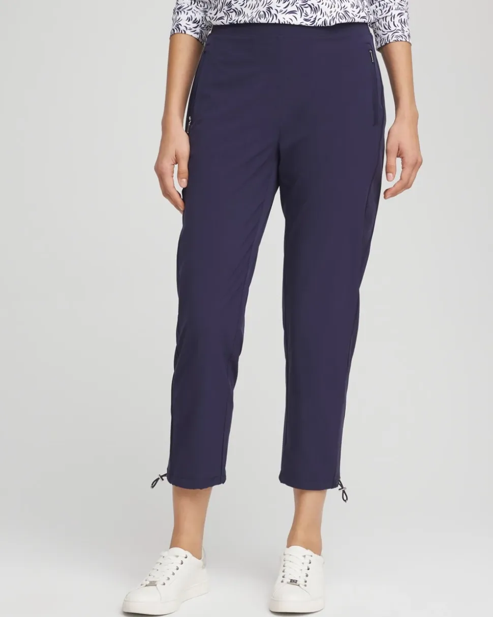 Zenergy® UPF Rib Mix Cropped Pants