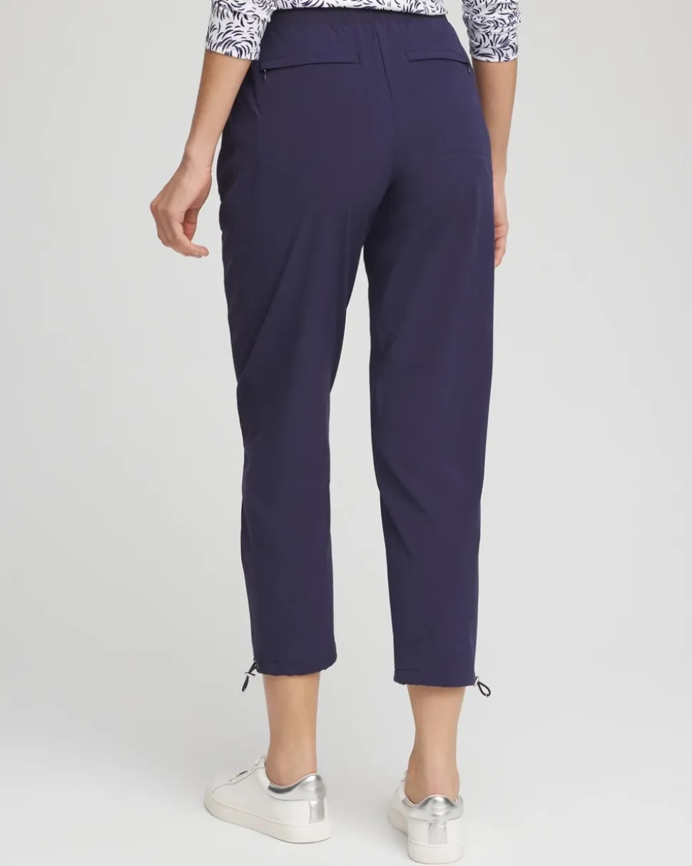 Zenergy® UPF Rib Mix Cropped Pants