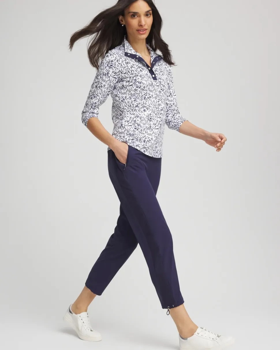 Zenergy® UPF Rib Mix Cropped Pants